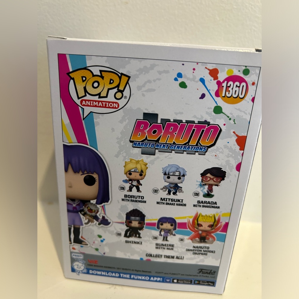 Funko Pop! ANIME BORUTO NARUTO NEXT GENERATIONS SUMIRE with NUE #1360 - Picture 2 of 2
